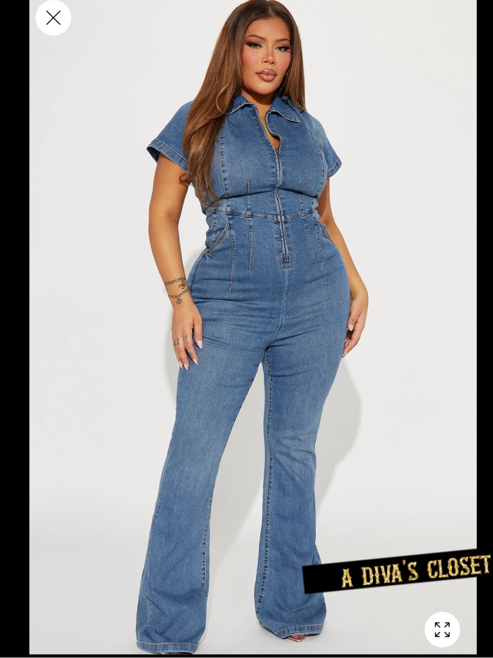 Big Decisions Denim Jumpsuit